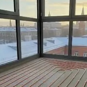 Тёплый пол на балконе в Донецке Макеевке